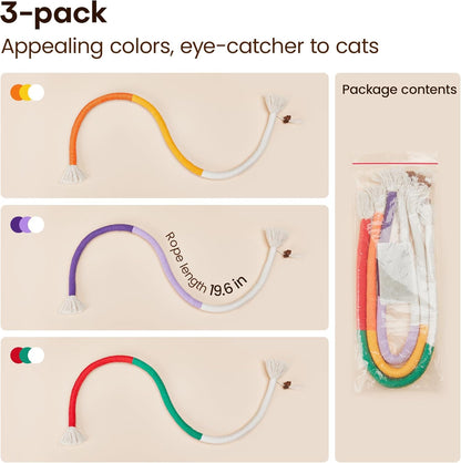 Catnip Chew Rope Toy Set
