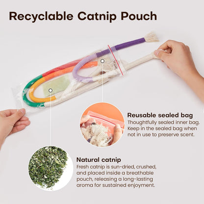 Catnip Chew Rope Toy Set