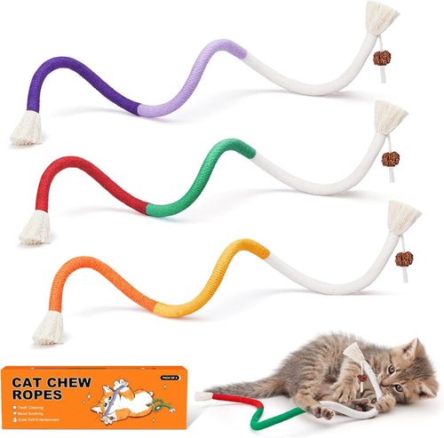Catnip Chew Rope Toy Set