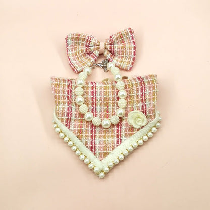 Chic Triangle Scarf for Petite Pets