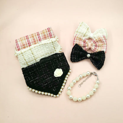 Chic Triangle Scarf for Petite Pets