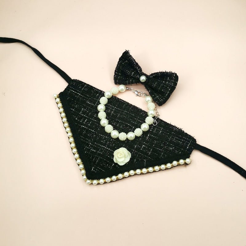 Chic Triangle Scarf for Petite Pets
