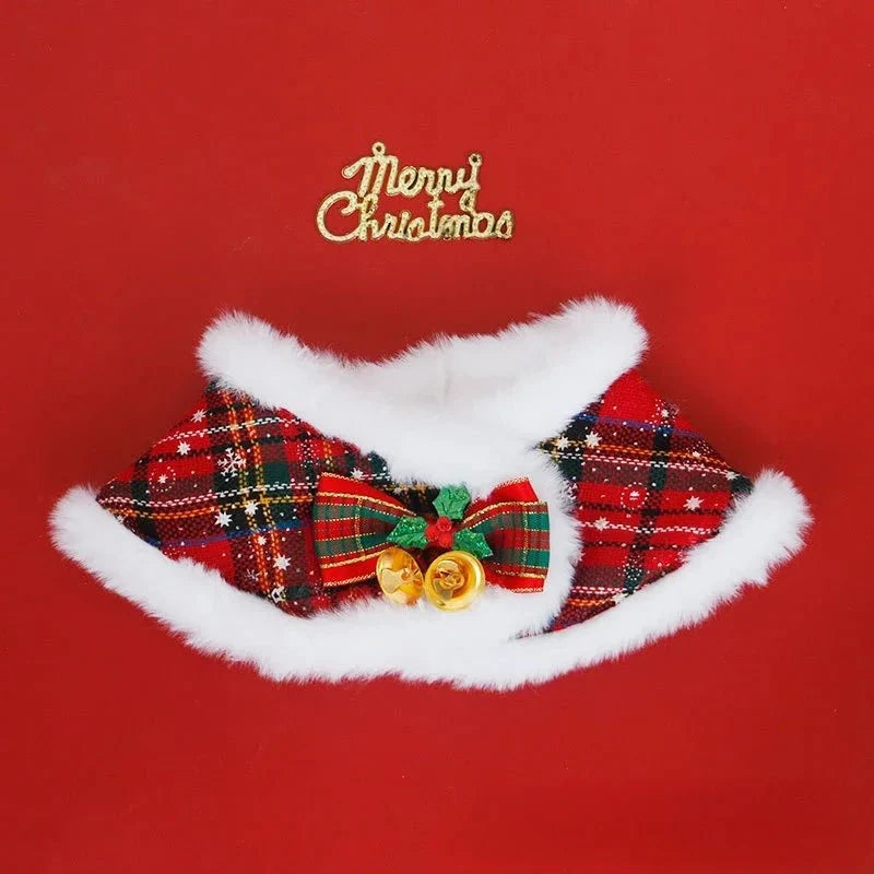 Christmas Pet Cloak Scarf
