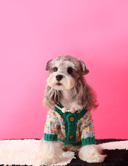 Colorful Dotted Cardigan