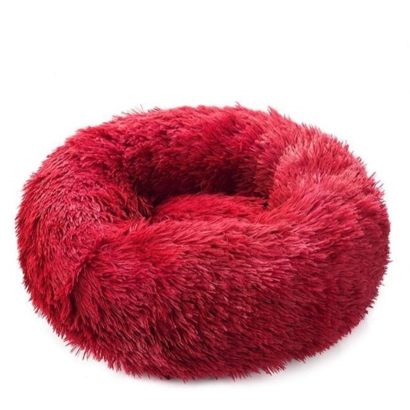 Comfy Anti-Anxiety Calming Dog & Cat Donut Bed | Fluffy Dog Bed
