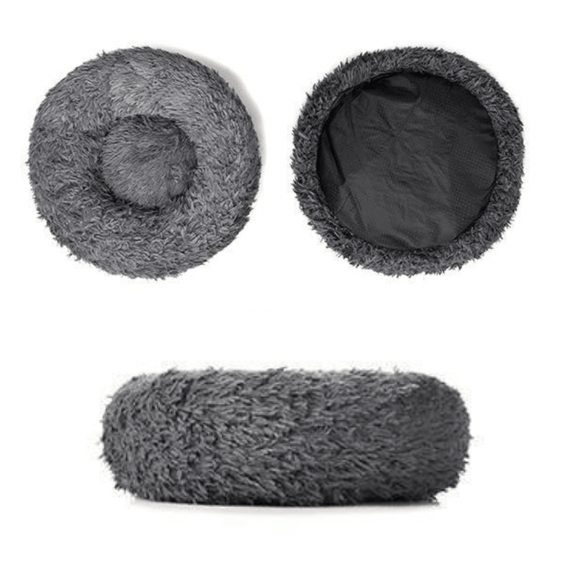 Comfy Anti-Anxiety Calming Dog & Cat Donut Bed | Fluffy Dog Bed