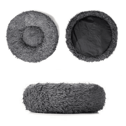 Comfy Anti-Anxiety Calming Dog & Cat Donut Bed | Fluffy Dog Bed