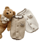 Cotton Vest Sweater Jacket