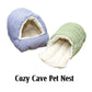 Cozy Cave Pet Nest - A Snug, Washable Haven for Your Furry Friend