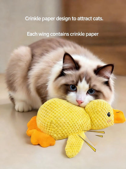 Crispy Paper Mint Duck Cat Toy