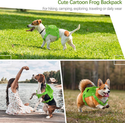 Dog Backpack Harness No-Pull with D-Ring outdoor hiking