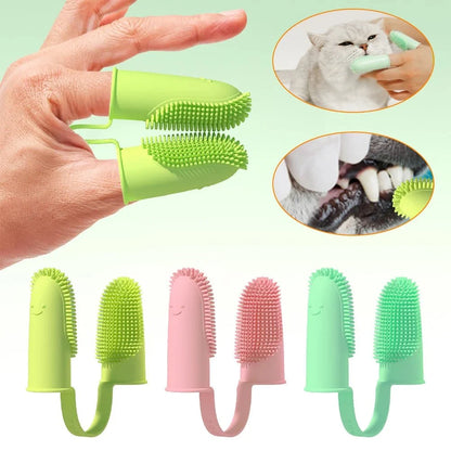 Super Soft Double Finger Toothbrush