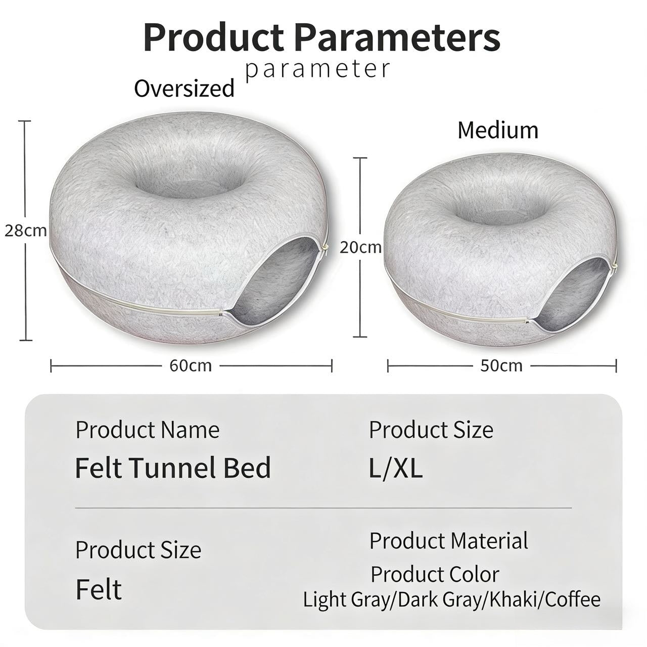 Donut Tunnel Cat Bed