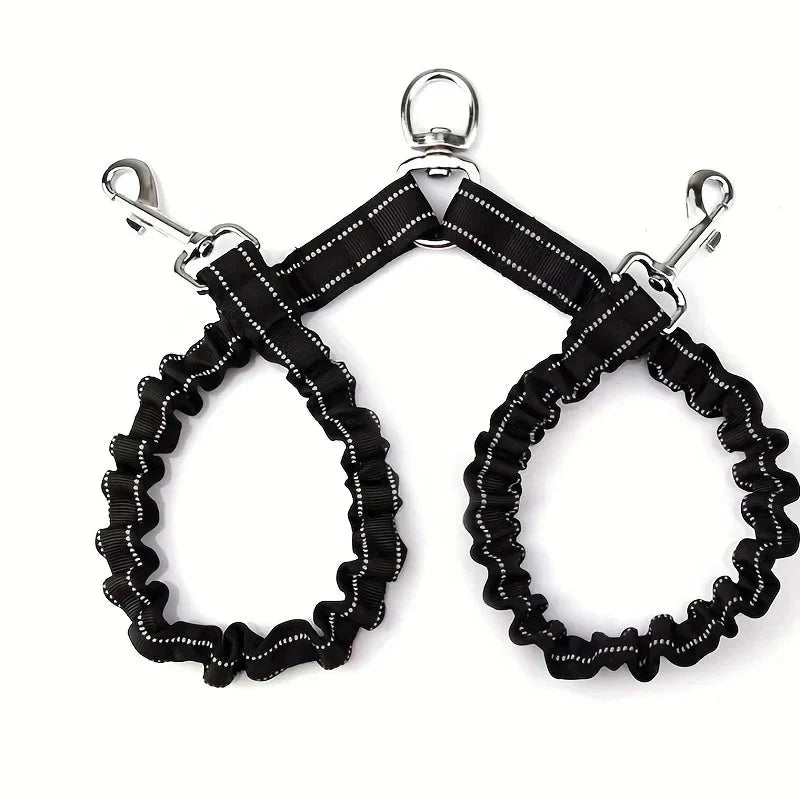 Double Dog Leash - Shock Absorbing