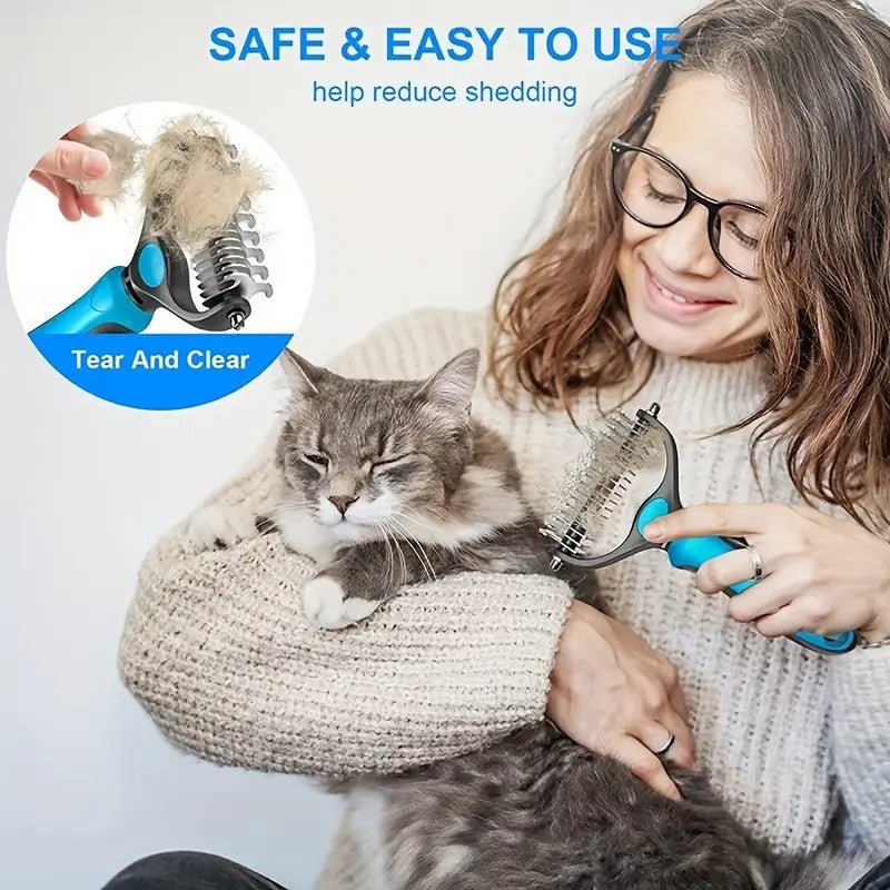 Double-Sided Grooming Brush