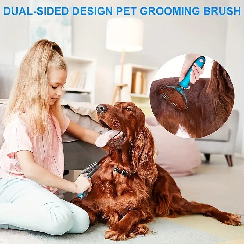 Double-Sided Grooming Brush