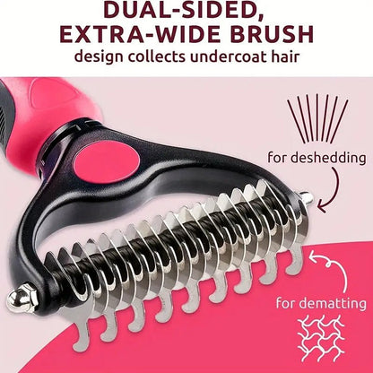 Double-Sided Grooming Brush