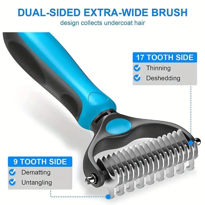 Double-Sided Grooming Brush