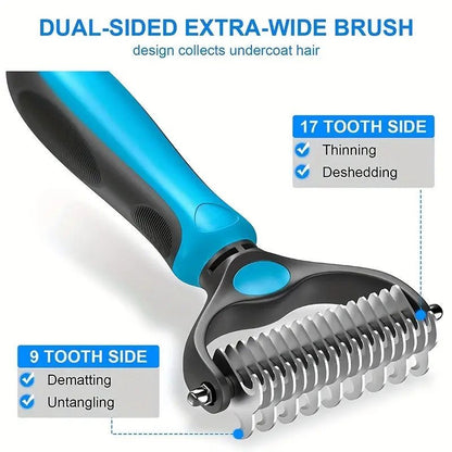 Double-Sided Grooming Brush
