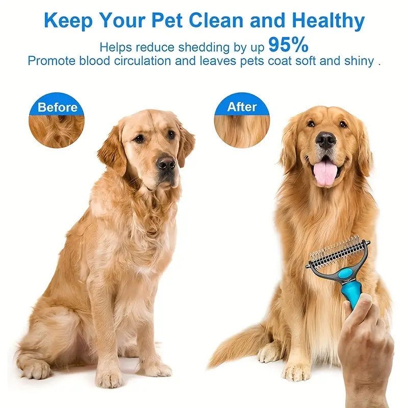 Double-Sided Grooming Brush