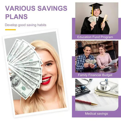 ⏳LAST DAY SALE 70% OFF✉️Savings Challenges Book with Envelopes💸