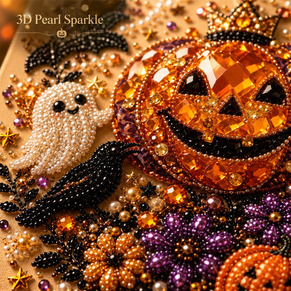 Halloween Pearl Diamond Art DIY Decor Craft Kit