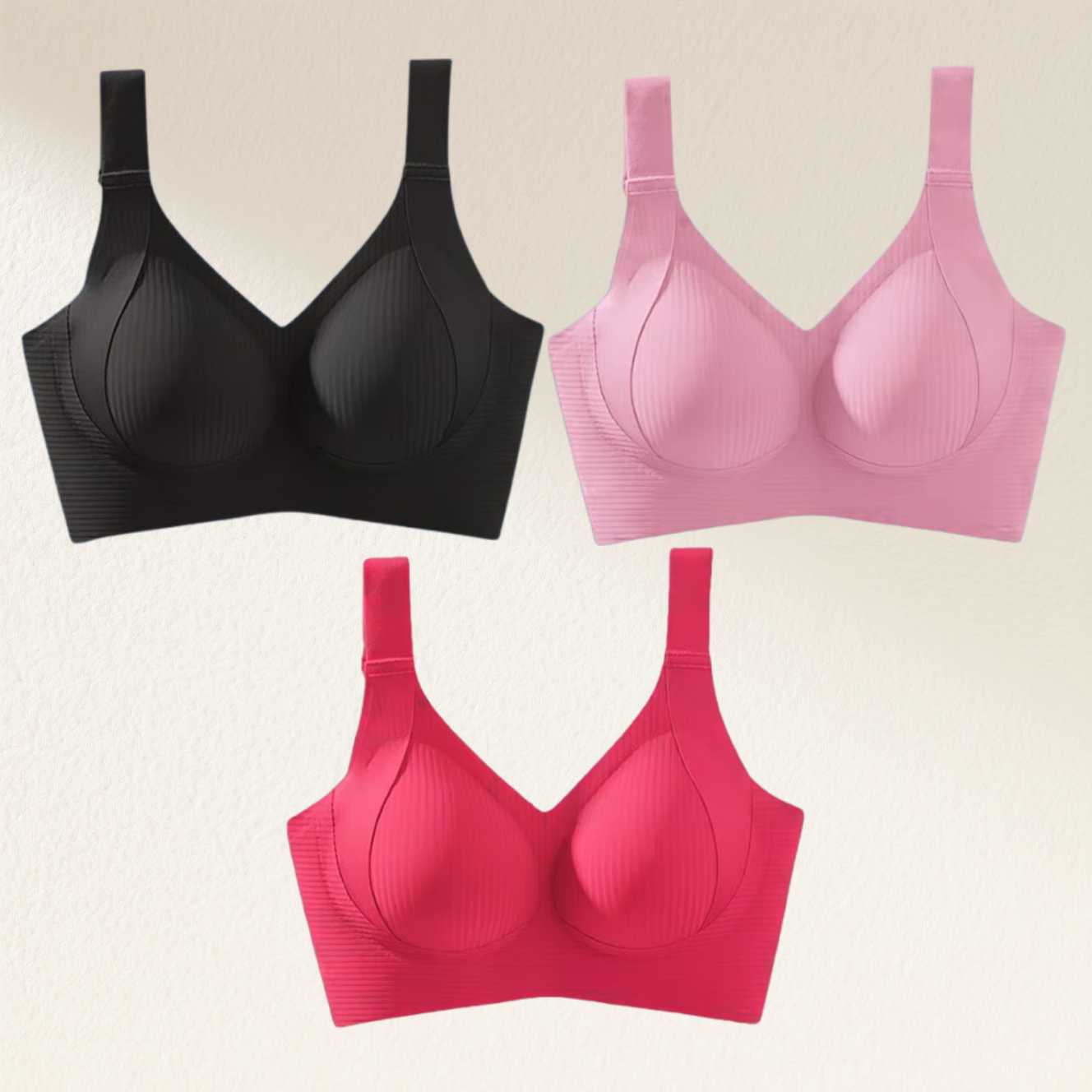 ⏰Last Day: Buy 1 Get 3🔥Comfortable Wireless Full Coverage Jelly Smoothing Super Bra 2.0👙 All-Day Comfort No More Sagging👍