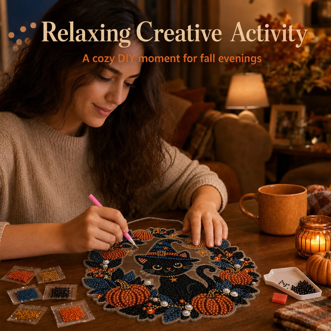 DIY Spooky Hanging Ornament Holiday Craft Kit