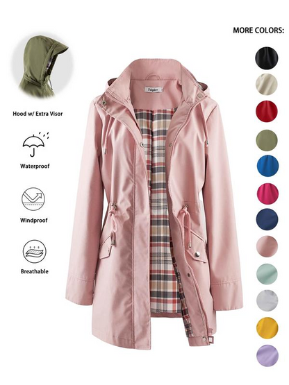 💖LAST DAY SALE 50% OFF✨Womens Chic. Lightweight. Waterproof Jacket 🍃🧥-Unleash Style and Durability in Any Storm!