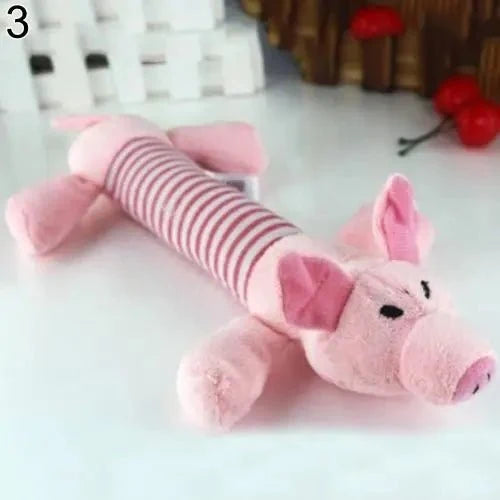 Animal Squeaky Plush Toy