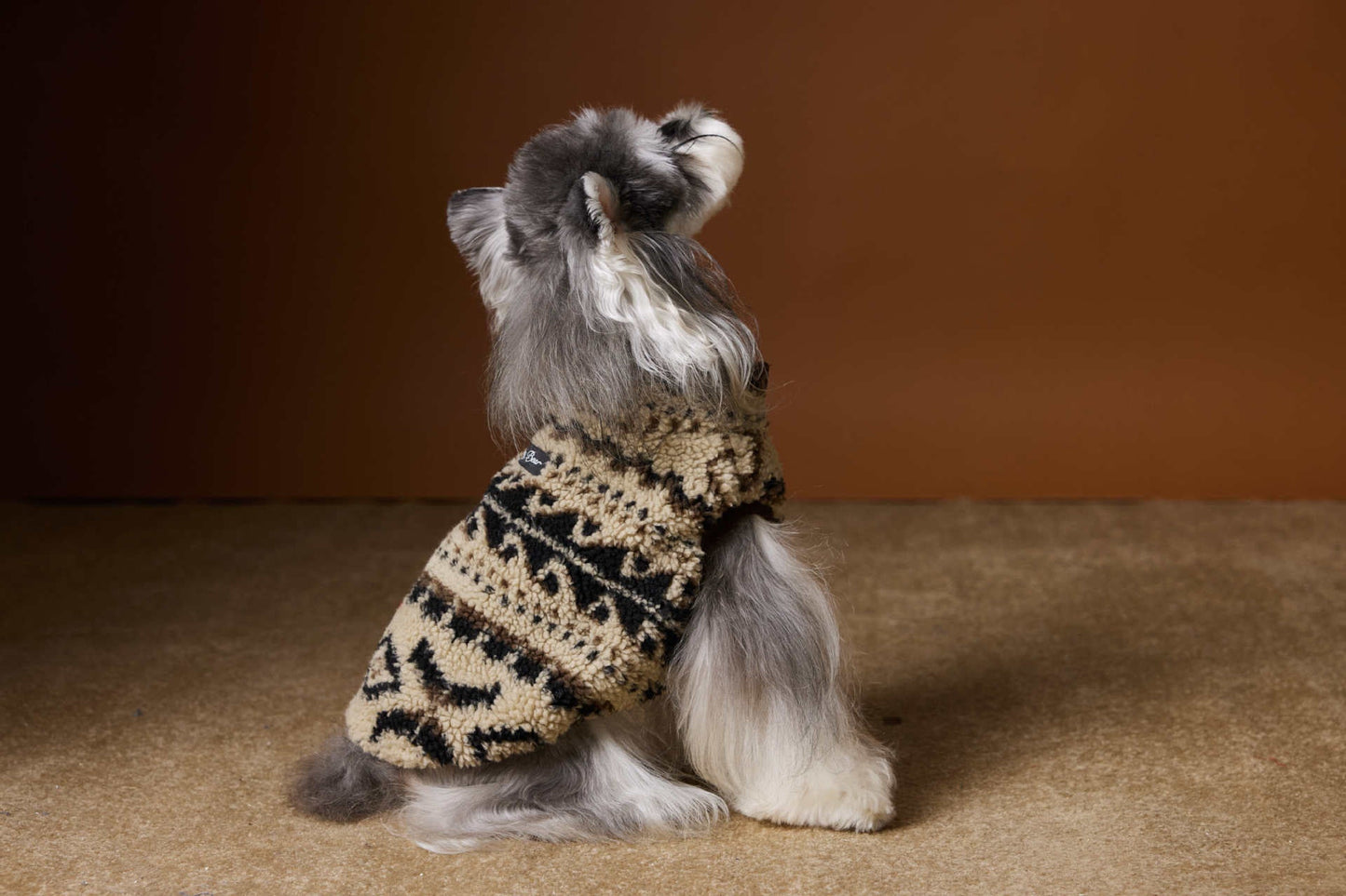 Fair Isle Sleeveless Vest – Cozy Knit Dog Sweater