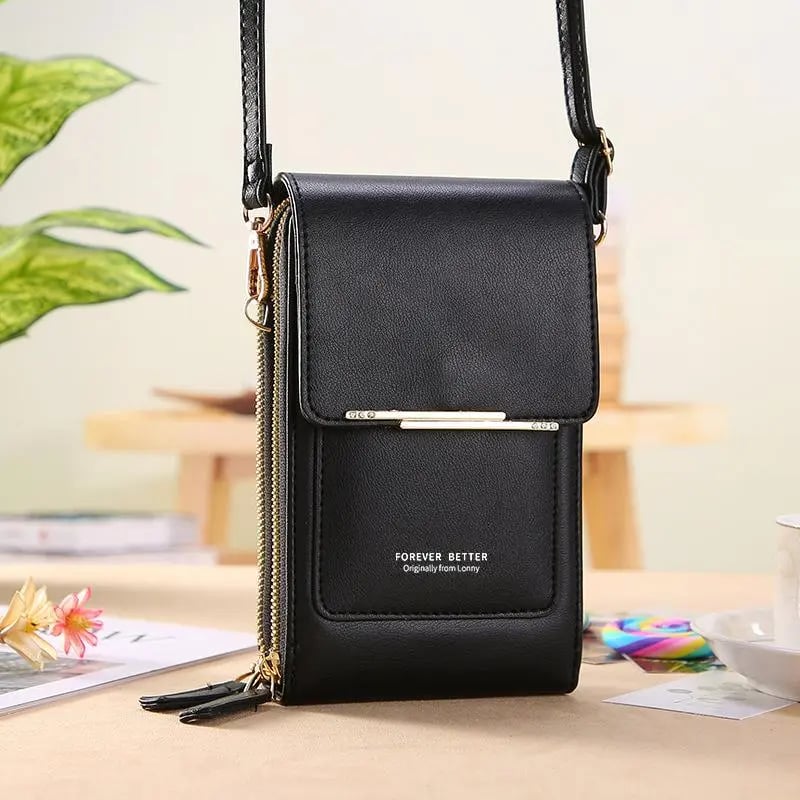 🏆Promoción último día: ¡50% DE DESCUENTO! 🔥 👜 Cartera cruzada sencilla y elegante para teléfono con pantalla táctil para mujer