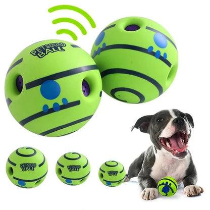 Glow Ball Interactive Dog Attention Toy Fun Sounds Ball