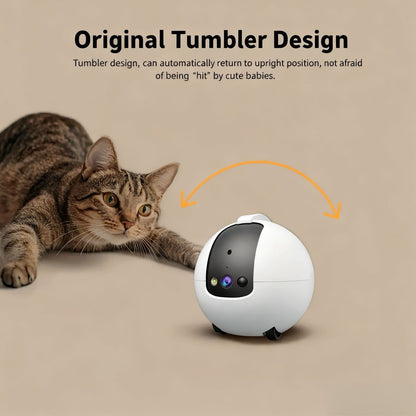 Goldenhour Indoor Pet Monitor - Your Watchful Eyes & Playful Pal, Anytime, Anywhere!
