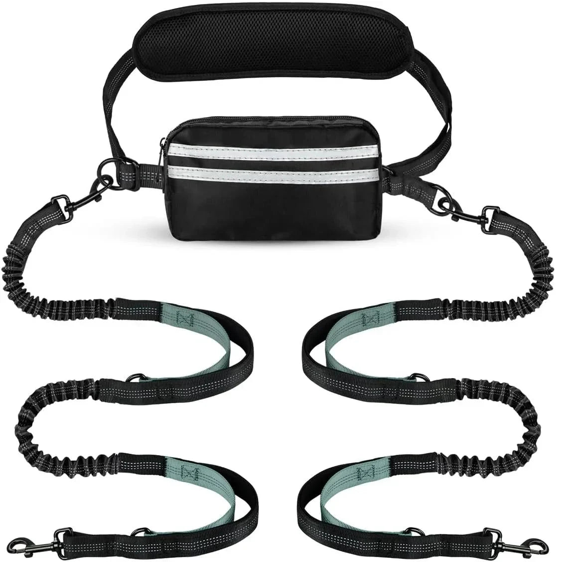 Hands-free Dog Leash with Storage Pouch