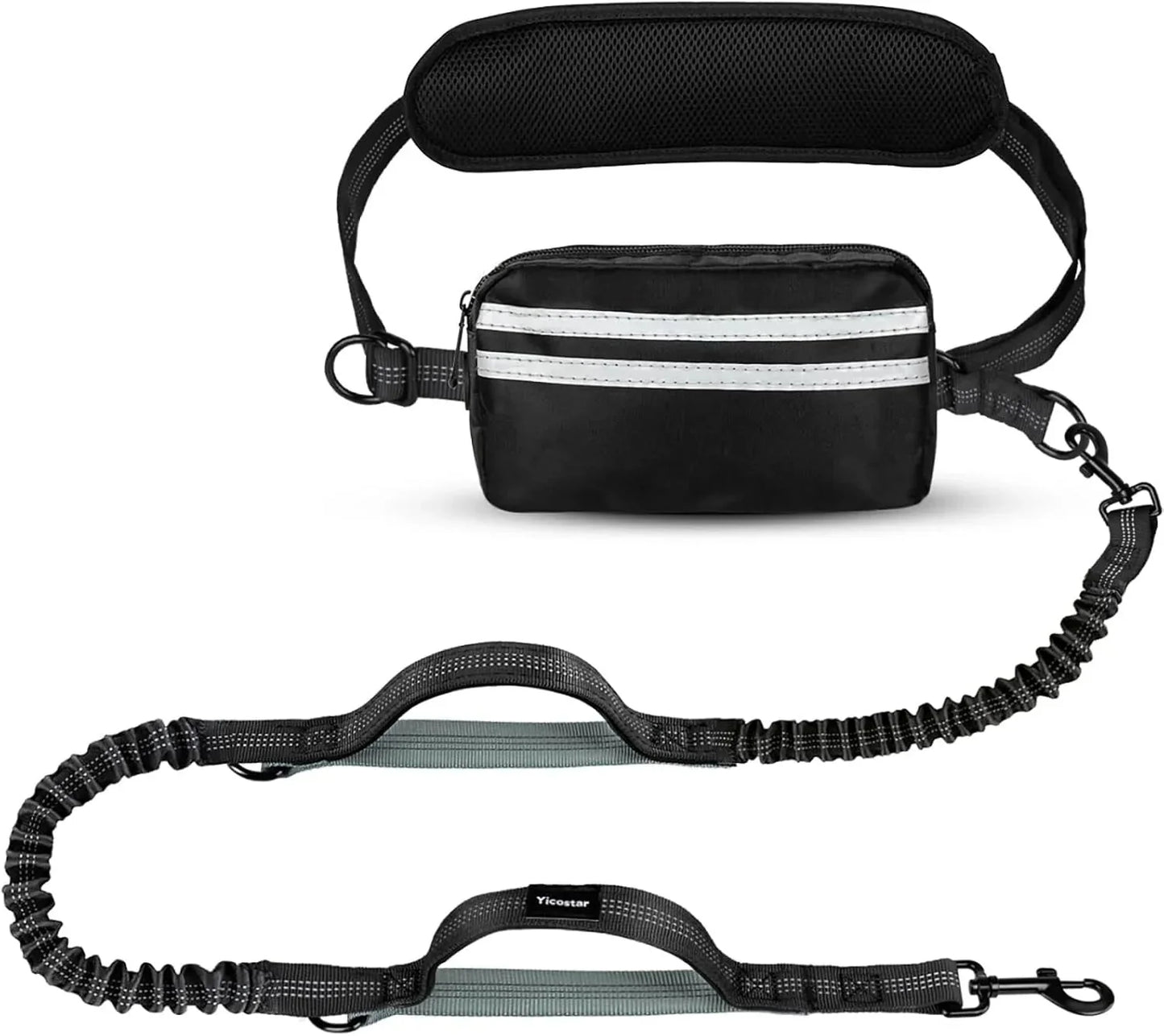 Hands-free Dog Leash with Storage Pouch