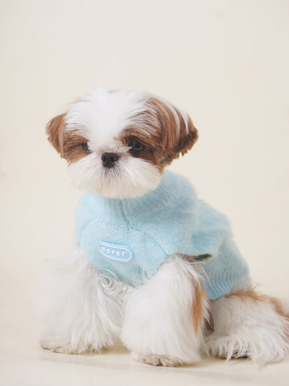 High-Neck Dog Sweater