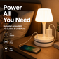 💡 Nachttischlampe mit Ladestation – Beleuchten und Laden auf Ihrem Nachttisch 🔌