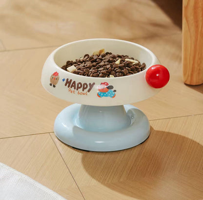 Ice Cream Stainless Steel Pet Feeding Bowl