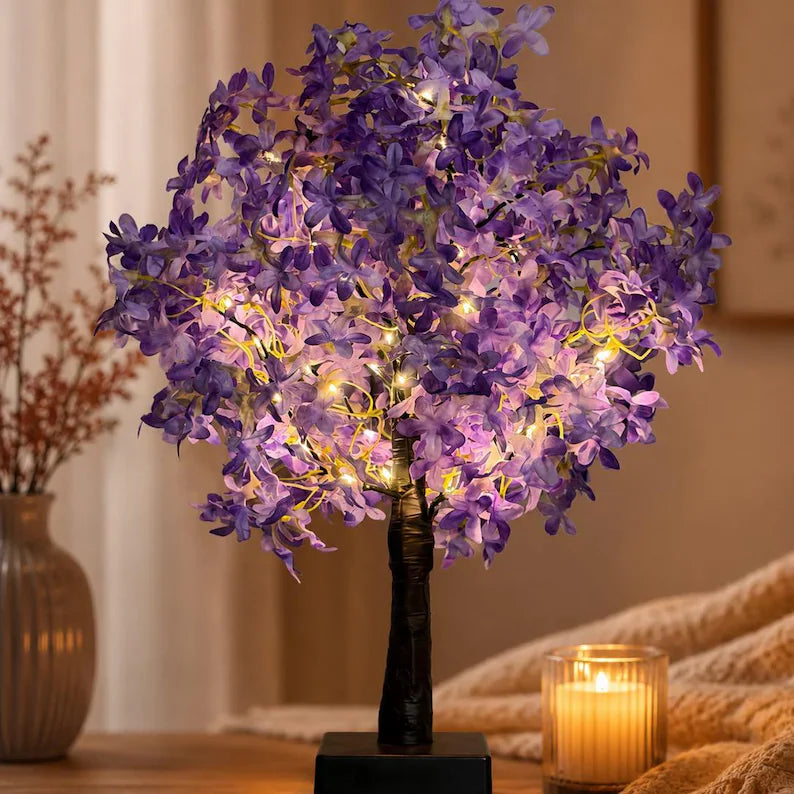 💰 Instant Discount ⏳Cherry Blossom Glow Tree Lamp For Magical Home Decoration