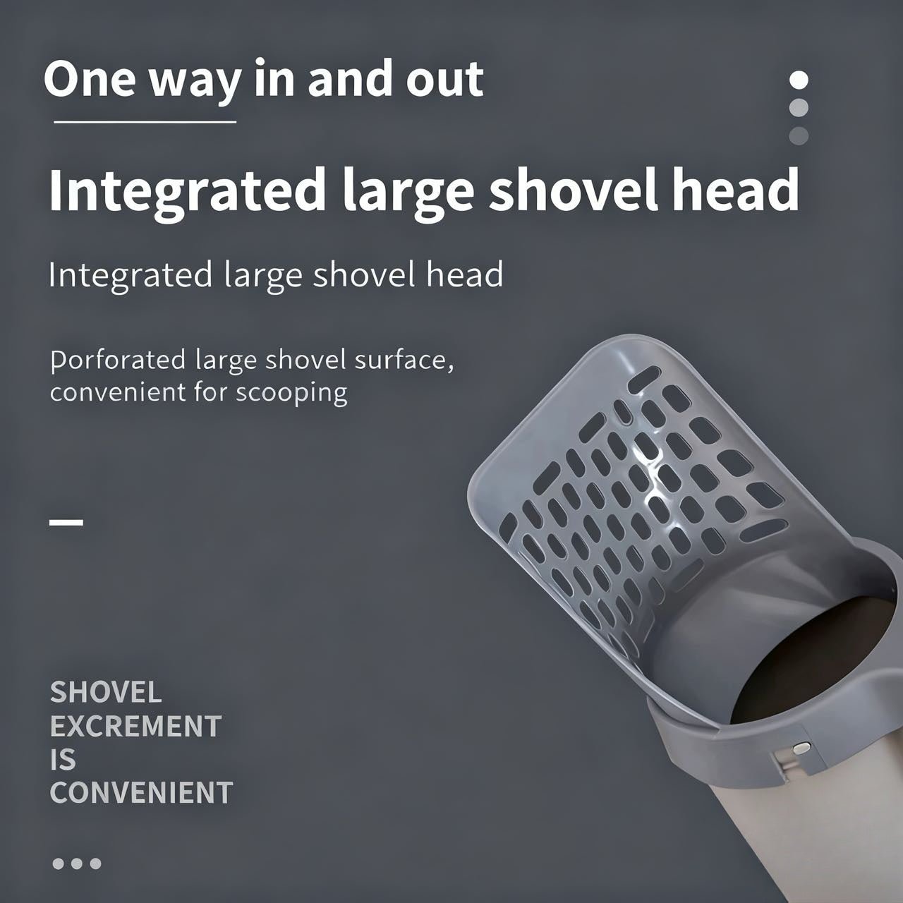 Integrated Cat Litter Scoop: Scoop, Bag & Seal – All in One Step.