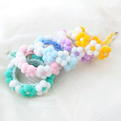 Knitted Flower Collar