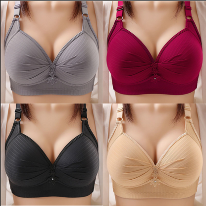 🔥New Year Sale 50% OFF🥰2025 Plus Size Comfortable Underwear Bra🎁Buy 2 Save 10%🎁