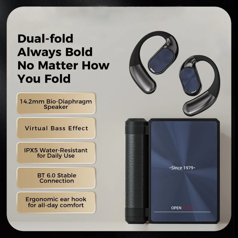 ⏳Time-Limited Special⏰Wireless Noise-Canceling Bluetooth 6.0 Earbuds 🥤, 145-Hour Ultra-Long Battery Life 🥳, IPX5 Waterproof Sports Earphones 🚲