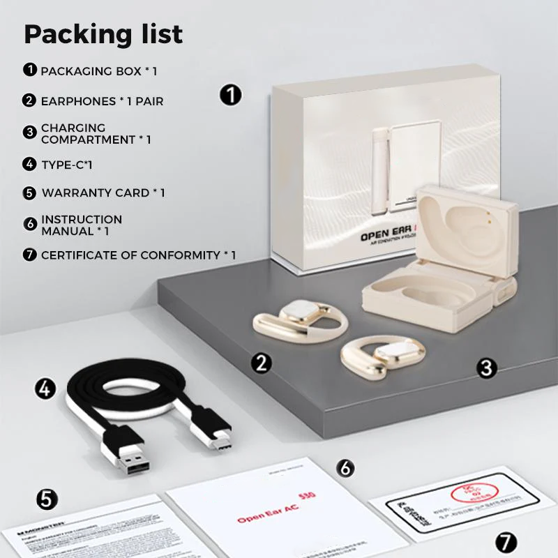 ⏳Time-Limited Special⏰Wireless Noise-Canceling Bluetooth 6.0 Earbuds 🥤, 145-Hour Ultra-Long Battery Life 🥳, IPX5 Waterproof Sports Earphones 🚲
