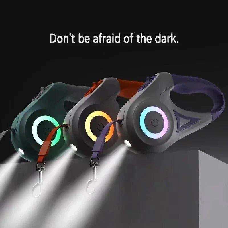 LED Retractable Dog Leash – Flexi Dog Leash