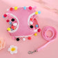 Mesh Small Dog Harness Adjustable Ball Lace Cute Summer