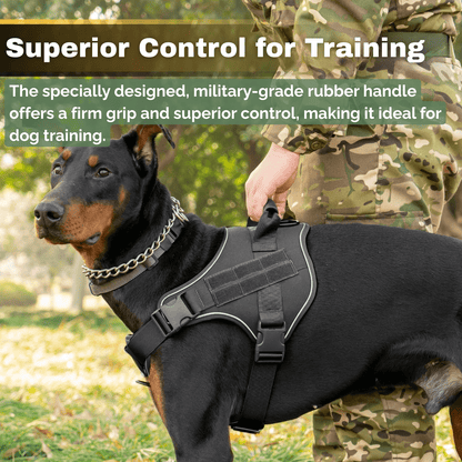Military Training Harness for Large Dog Breeds