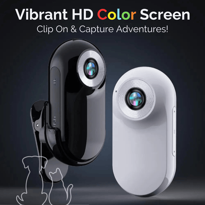 Mini Collar Camera with Video & Wide Angle Lens