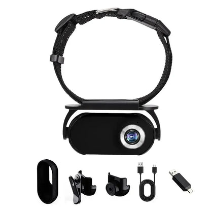 Mini Collar Camera with Video & Wide Angle Lens